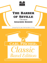 cover Barber of Seville Overture Concert Band sheet music cover